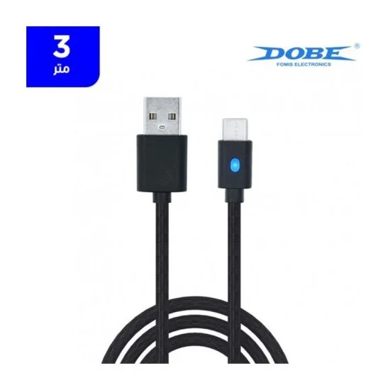 Dobe PS 5 Charging Cable 3M Ty-0803 - Black